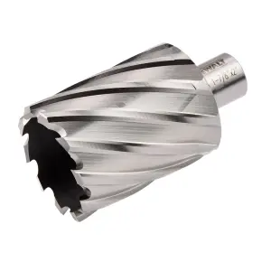 BROCA ANULAR HSS PARA METAL DE 1 7/8 X 2 PULGADAS VASTAGO 3/4. MARCA DEWALT