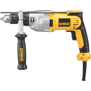 BARRENO/TALADRO PERCUTOR, PARA CONCRETO, METAL Y MADERA, MANDRIL DE 1/2 PULG, 1,200 WATTS, 10 AMPERIOS. MARCA DEWALT
