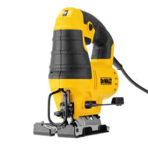 SIERRA CALADORA, ORBITAL, 650 WATTS, 0-3200 CPM. MARCA DEWALT