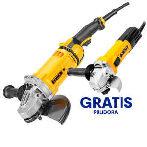 COMBO DE 2 PULIDORAS/ESMERILADORAS, 1 DE 9 PULG DWE4559-B3, 2400 WATTS Y 1  DE 4 1/2, DWE750-B3 750 WATTS. MARCA DEWALT