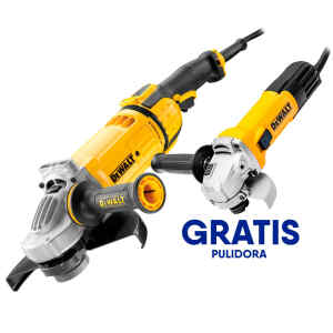 COMBO DE 2 PULIDORAS/ESMERILADORAS, 1 DE 9 PULG DWE4579-B3  2700 WATTS Y 1  DE 4 1/2 DWE750-B3 750 WATTS. MARCA DEWALT