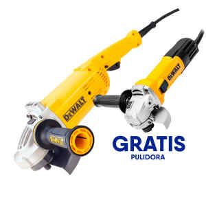 COMBO DE 2 PULIDORAS/ESMERILADORAS, 1 DE 9 PULG DWE496-B3  2600 WATTS Y 1  DE 4 1/2 DWE750-B3 750 WATTS. MARCA DEWALT