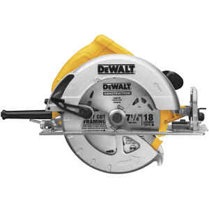 SIERRA CIRCULAR, 7-1/4 PULG, 1,800 WATTS. MARCA DEWALT