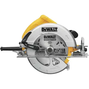 SIERRA CIRCULAR, 7-1/4 PULG, 1,800 WATTS. MARCA DEWALT