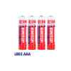 PAQUETE DE 4 BATERIAS ALCALINAS TRIPLE AAA DE 1.5V, 1300 MAH. MARCA EMTOP