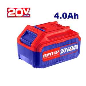 BATERIA 20 VOLTIOS, 4 AMPERIOS HORA, DE LITIO. MARCA EMTOP
