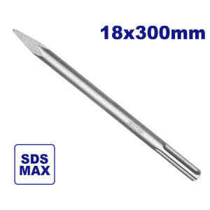 CINCEL DE PUNTA SDS MAX 12 PULGADAS DE LARGO. EMTOP