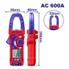 AMPERIMETRO DIGITAL 600AMP, MIDE CORRIENTE CA, VOLTAJE AC/DC, RESISTENCIA, CAPACITANCIA, FRECUENCIA. EMTOP