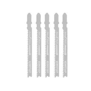 SET DE 5 HOJAS DE SIERRA CALADORA TIPO T, SEGUETA CORTE EN METAL 21 TPI X 3 PULGADAS DE LARGO. MARCA EMTOP