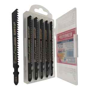 SET DE 15 HOJAS DE SIERRA CALADORA TIPO T, SEGUETA CORTE EN MADERA 8 TPI X 4 PULGADAS DE LARGO. MARCA EMTOP