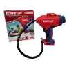 COMPRESOR DE AIRE INALAMBRICO 20 VOLTIOS, CON LUZ LED, PRESION 150 PSI, SIN CARGADOR NI BATERIA. MARCA EMTOP