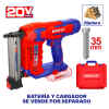 CLAVADORA INALAMBRICA 20V, APLICACIONES EN MADERA, CLAVO F15 / F35 SIN BATERIA NI CARGADOR. EMTOP