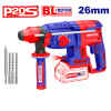 ROTOMARTILLO INALAMBRICO DE 20 VOLT, SDS PLUS, BRUSHLESS, 0-1100RPM, 2.5 JOULES, SIN BATERIA NI CARGADOR. EMTOP