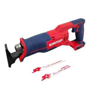 SIERRA SABLE INALAMBRICA DE 20 VOLTIOS, 2,800 RPM. SIN CARGADOR NI BATERIA. MARCA EMTOP
