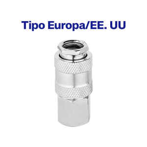 ACOPLE RAPIDO PARA COMPRESOR DE AIRE, ROSCA HEMBRA DE 1/4. MARCA EMTOP