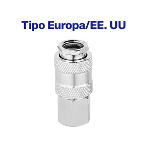 ACOPLE RAPIDO PARA COMPRESOR DE AIRE, ROSCA HEMBRA DE 1/4. MARCA EMTOP