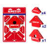 KIT DE 7 ESCUADRAS/SOPORTE MAGNETICOS PARA SOLDAR. MARCA EMTOP