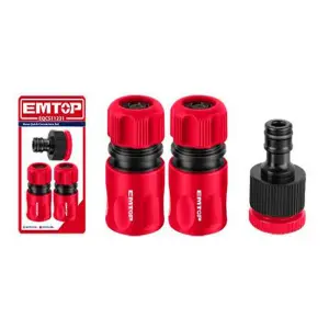 KIT DE ACOPLES RAPIDOS PARA HIDROLAVADORA MODELO ULHPW1801. MARCA EMTOP
