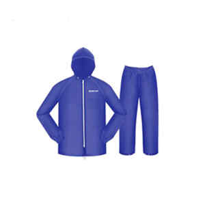 TRAJE IMPERMEABLE DE POLIESTER CON LONA EN EL INTERIOR, TALLA XL. MARCA EMTOP