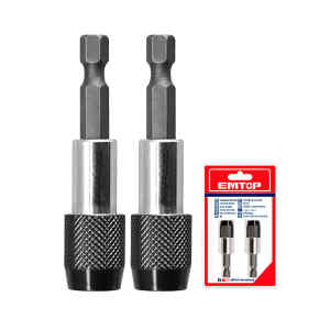 SET DE 2 EXTENSION / SUJETADOR DE PUNTAS, 2-9/16 PULGADAS DE LARGO, CON BLOQUEO. MARCA EMTOP
