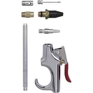 PISTOLA DE SOPLETEAR NEUMATICA, SET DE 7 PIEZAS, DE 1/4. MARCA CAMPBELL HAUSFELD