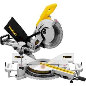 SIERRA INGLETEADORA, TELESCOPICA, DE 10 PULGADAS, 1800 WATTS. MARCA STANLEY