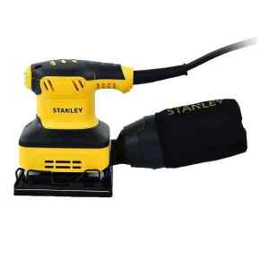 LIJADORA DE PALMA, 1/4 DE HOJA, ORBITAL, 240 WATTS, CON RECOLECTOR DE POLVO. MARCA STANLEY