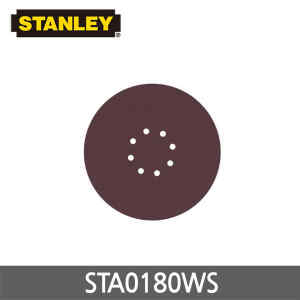 SET DE 5 DISCOS DE LIJA, 8-7/8 PULG, PARA USAR EN SW75-B3, GRANO 180, TIPO VELCRO. MARCA STANLEY