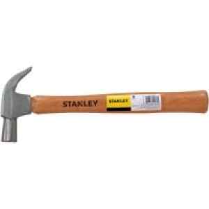 MARTILLO BASIC, MANGO DE MADERA, TIPO CURVO, 20 ONZAS, 568 GRAMOS. MARCA STANLEY