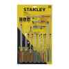 JUEGO DE 10 PIEZAS, DESTORNILLADORES PRO, 6 PLANOS Y 4 PHILLIPS. MARCA STANLEY