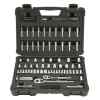 JUEGO DE 85 HERRAMIENTAS MECANICAS, COPAS, RATCHETS, LLAVES, EXTENSIONES, PUNTAS, ADAPTADORES. MARCA STANLEY
