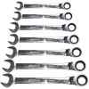 JUEGO 7 LLAVES COMBINADAS, TIPO RATCHET, DE 9, 10, 11, 12, 13, 14, Y 15 MILIMETROS. MARCA STANLEY