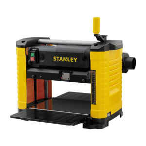 CEPILLO DE BANCO, ANCHO DE CEPILLADO 12-1/2 PULGADAS, MOTOR DE 1800 WATTS, VELOCIDAD 10,000 RPM. MARCA STANLEY