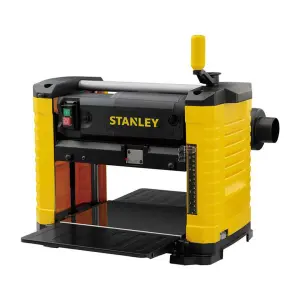 CEPILLO DE BANCO, ANCHO DE CEPILLADO 12-1/2 PULGADAS, MOTOR DE 1800 WATTS, VELOCIDAD 10,000 RPM. MARCA STANLEY