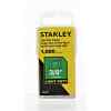 GRAPAS PARA USO LIGERO, DE 3/8 PULGADAS DE PROFUNDIDAD, 1000 UNIDADES, PARA USO EN TR35, TR40 Y TR45. MARCA STANLEY