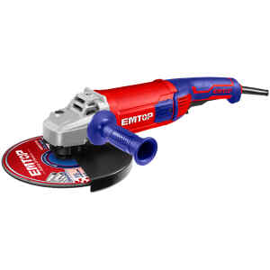 PULIDORA, 9 PULG, 2,200 WATTS, INDUSTRIAL, 6,300 RPM. MARCA EMTOP
