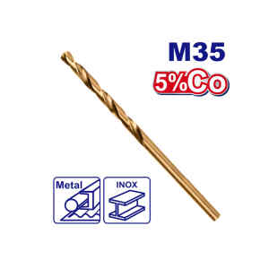 BROCA, METAL Y MADERA, 5/16 DE PULGADA, ACERO RAPIDO HSS CON ALEACION DE COBALTO. MARCA EMTOP