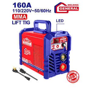 SOLDADORA INVERTER MMA/TIG LIFT, 160 AMPERIOS, 110 Y 220 VOLTIOS, TEGNOLOGIA INVERTER IGBT. MARCA EMTOP
