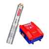 COMBO 23. BOMBA SUMERGIBLE PARA POZO, 2 HP, 1,500 WATTS, CON CAJA DE CONTROL Y PROTECCION DE SOBRETENSION. MARCA EMTOP
