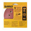 DISCO DE LIJA, 5 PULG, GRANO 150, TIPO VELCRO. MARCA DEWALT