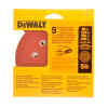 SET DE 5 DISCOS DE LIJA, 5 PULG, CON VELCRO, GRANO SURTIDO, GRANO 80, 120, 150, 220. MARCA DEWALT