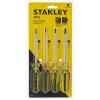 JUEGO DE 4 DESTORNILLADORES, PRO PUNTA TORX , T15, T20, T25 Y T30. MARCA STANLEY