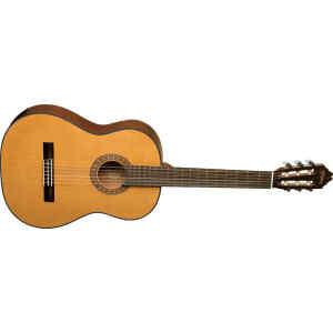 Guitarra Acustica Clasica Washburn Talla 4/4 Color Natural Lateral Caoba