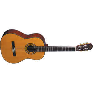 Guitarra Acústica 6 Cuerdas Serie Oscar Schmidt Estilo Clasico Color Naranja Natural Parte Trasera
