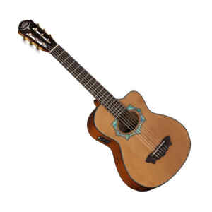 Requinto Electroacústico, Marca Washburn, Serie Oscar Schmidt, Tapa Solida De Cedro Lados Y Fondo