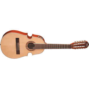 Guitarra Electroacustica Oscar Schmidt Cuatro De 10 Cuerdas C/Funda Natural
