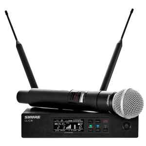 Sistema Inalambrico de Mano QLXD24/SM58-L50, serie QLXD, Capsula SM58 para Voces, audio digital 24bits | SHURE