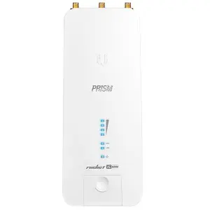 Radio base Rocket Prisma AC Gen2, 5 GHz, enlaces PtMP y PtP tecnología AirMax y AirPrism, +500 Mbps +50 clientes, marca Ubiquiti