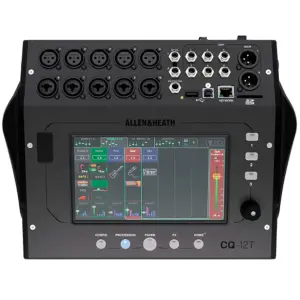 Consola Digital CQ12T 10 Canales Pre. Amplificadores de Micro. Interfaz Audio USB |ALLEN/HEATH
