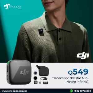 DJI Mic Mini Transmisor Negro Infinito